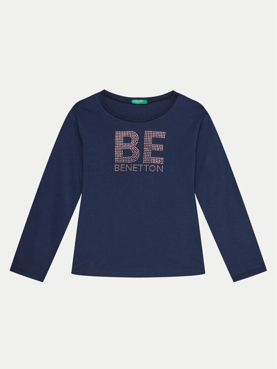 United Colors Of Benetton T-Shirt 3I1XC10JS Granatowy Regular Fit