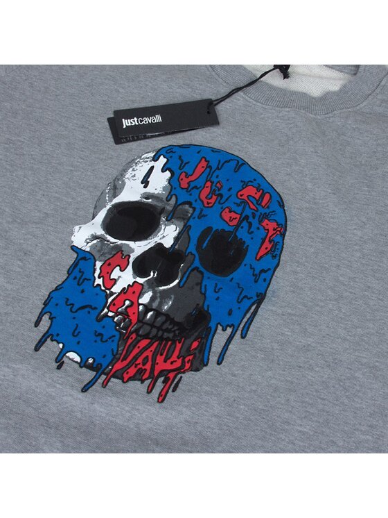 Just Cavalli Just Cavalli Mikina S03GU 0072 Sivá Regular Fit