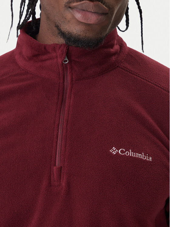 Columbia Columbia Fleecová mikina Klamath Range™ II 1352472 Bordová Regular Fit