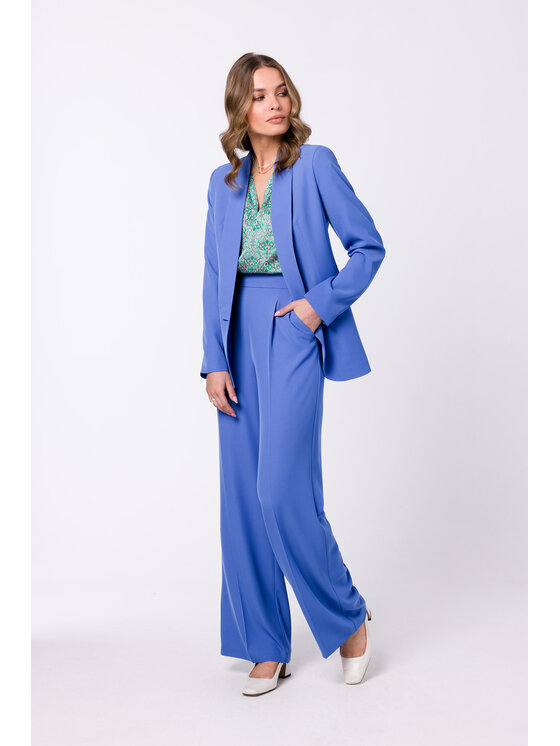 Stylove Stylove Dámske nohavice S331 Modrá Regular Fit