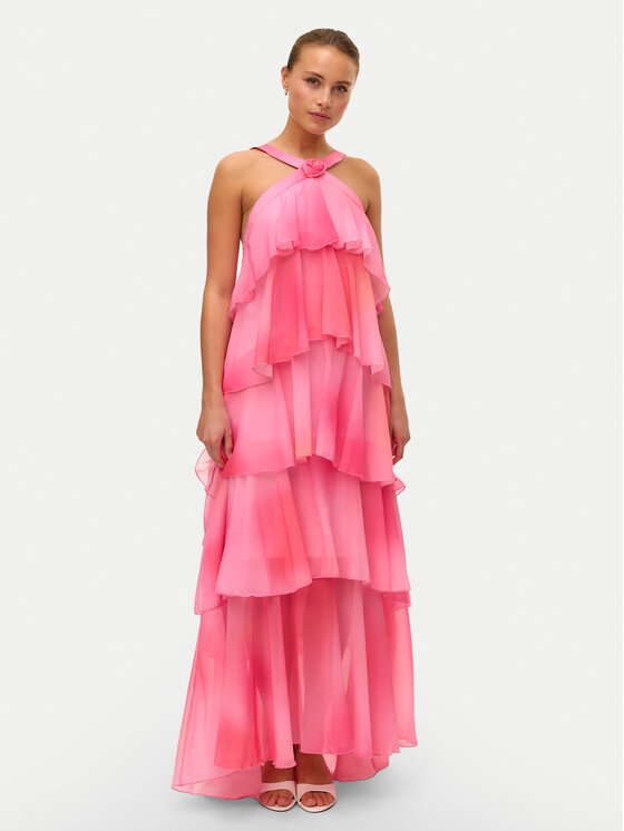 Vero Moda Vero Moda Estélyi ruha Felicia 10295237 Rózsaszín Slim Fit