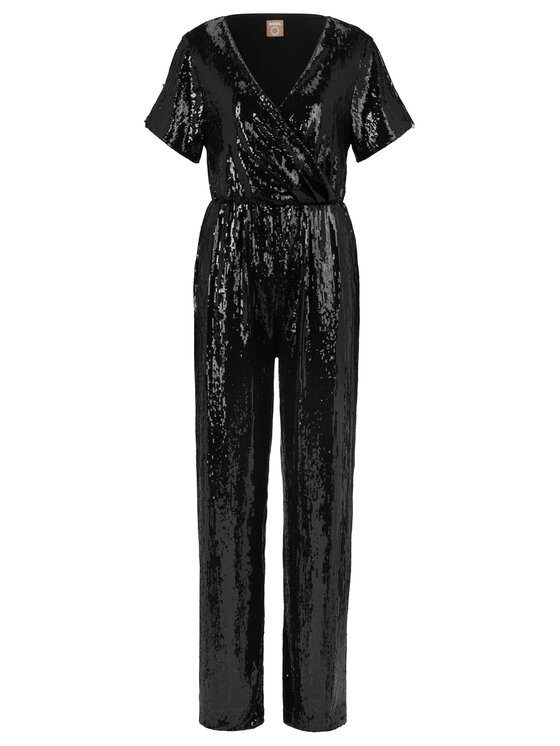BOSS Boss Salopetă C_Eseca 50483693 Negru Relaxed Fit