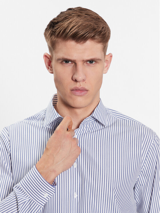 Seidensticker Seidensticker Cămașă 01.140530 Albastru Slim Fit