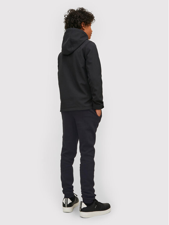 Jack&Jones Junior Jack&Jones Junior Spodnji del trenirke Logo 12213086 Črna Regular Fit