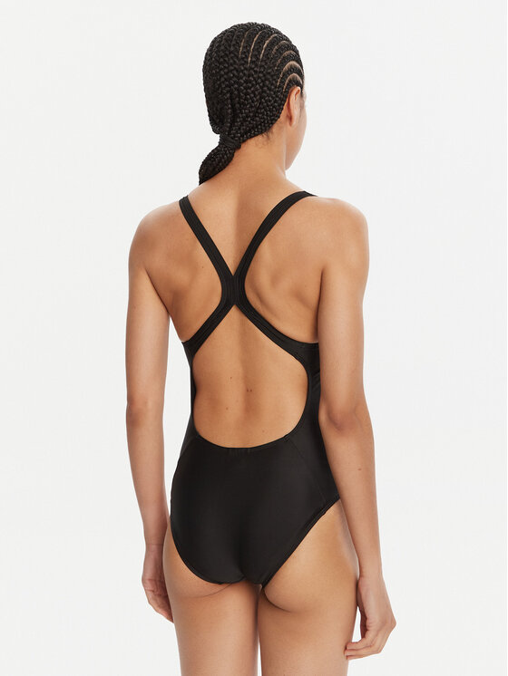 adidas adidas Kupaći kostim 3-Stripes JN8119 Crna Slim Fit