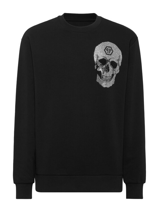 PHILIPP PLEIN PHILIPP PLEIN Bluza 26941 Czarny Regular Fit