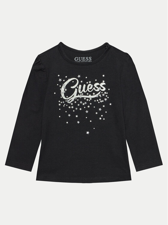 Guess Bluza K4BI02 J1314 Črna Regular Fit