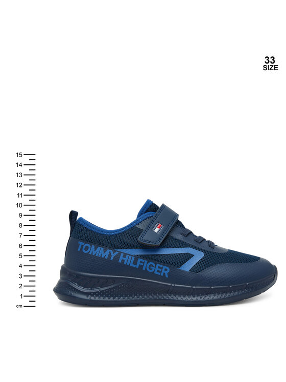 Tommy Hilfiger Tommy Hilfiger Sneakers Low Cut Lace-Up/Velcro Sneaker T1B9-34110-1843 S Blu scuro