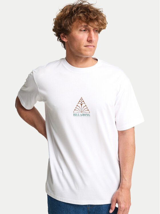 Billabong Billabong T-krekls Floating EBYZT00387 Balts Regular Fit