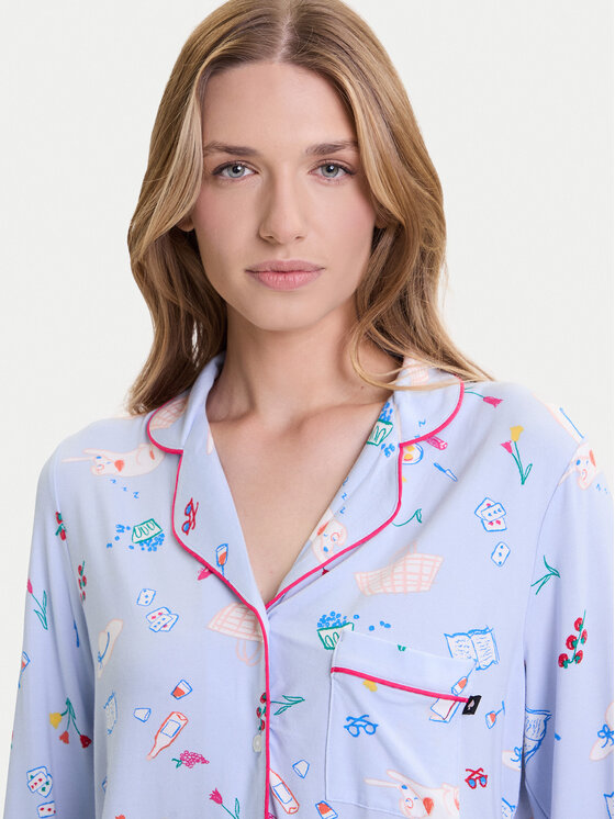Kate Spade Kate Spade Pyjama KSI82756 Blau Relaxed Fit