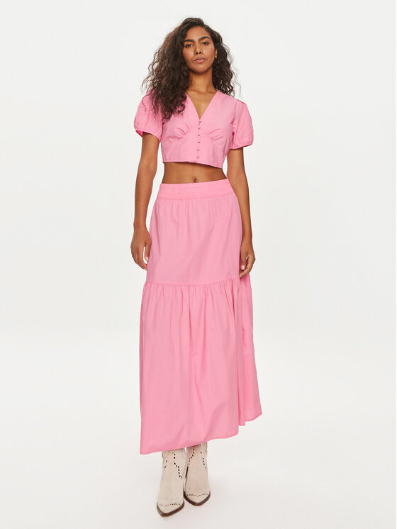 Vero Moda Vero Moda Majica Charlotte 10303653 Ružičasta Regular Fit