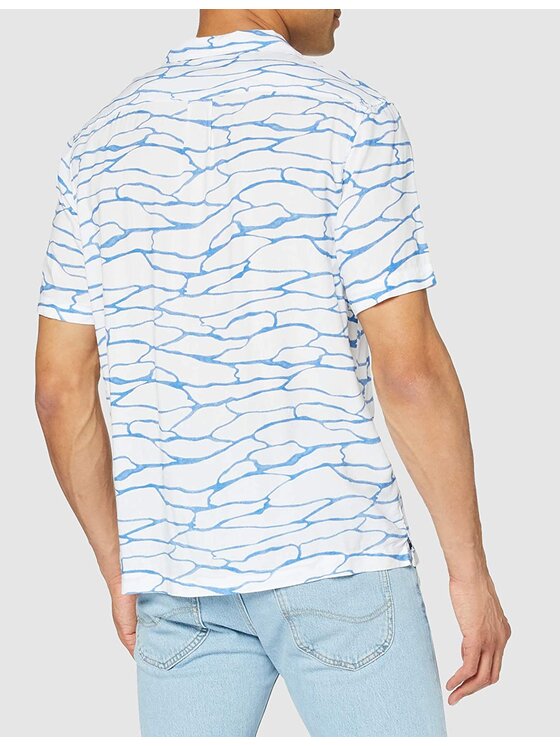 Lee Lee Koszula SS RESORT SHIRT Biały Regular Fit