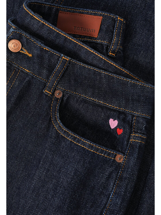 TATUUM TATUUM Jeansy AURA Granatowy Loose Fit