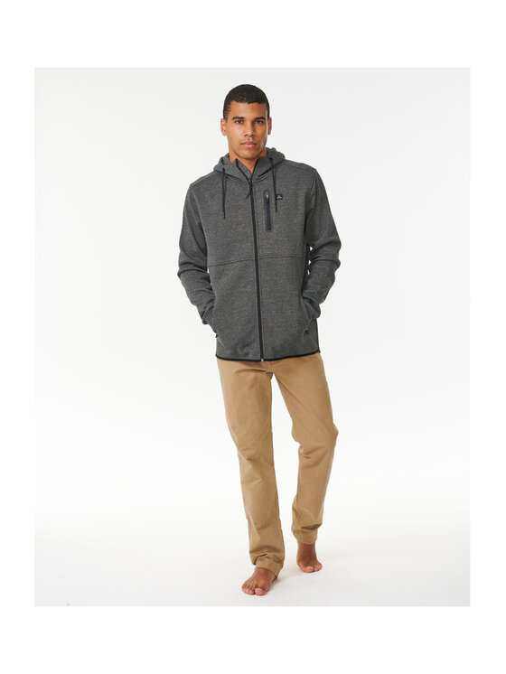Rip Curl Rip Curl Bluza Anti Series Departed Zip Thr Szary Standard Fit