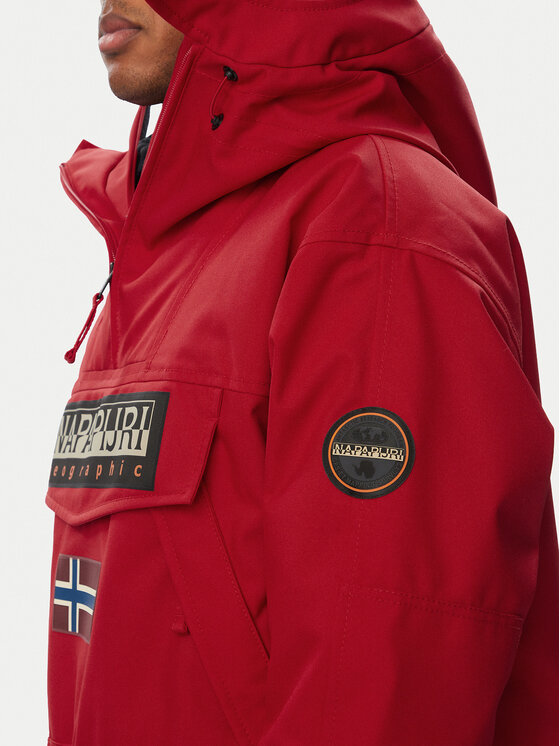 Napapijri Napapijri Slidinėjimo striukė Skidoo Next NP0A8B3G Tamsiai raudona Loose Fit
