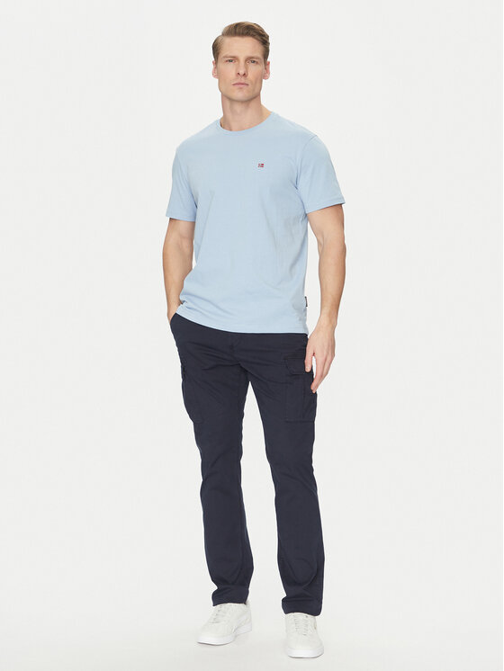 Napapijri Napapijri T-Shirt Salis NP0A4H8D Μπλε Regular Fit