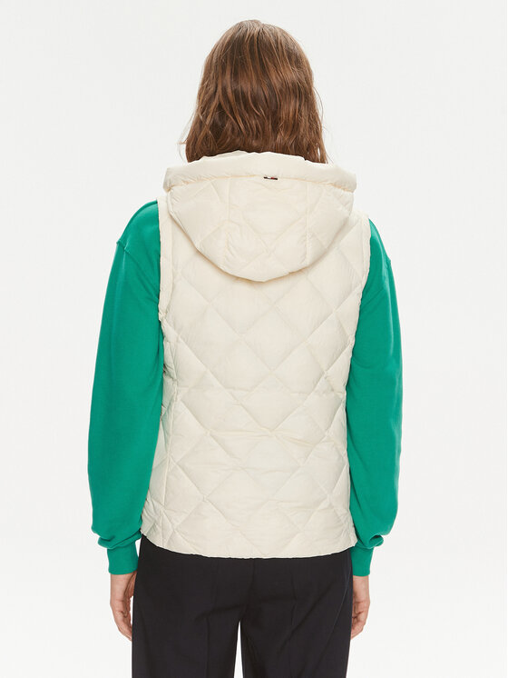 Tommy Hilfiger Tommy Hilfiger Bodywarmer Classic WW0WW42463 Écru Regular Fit