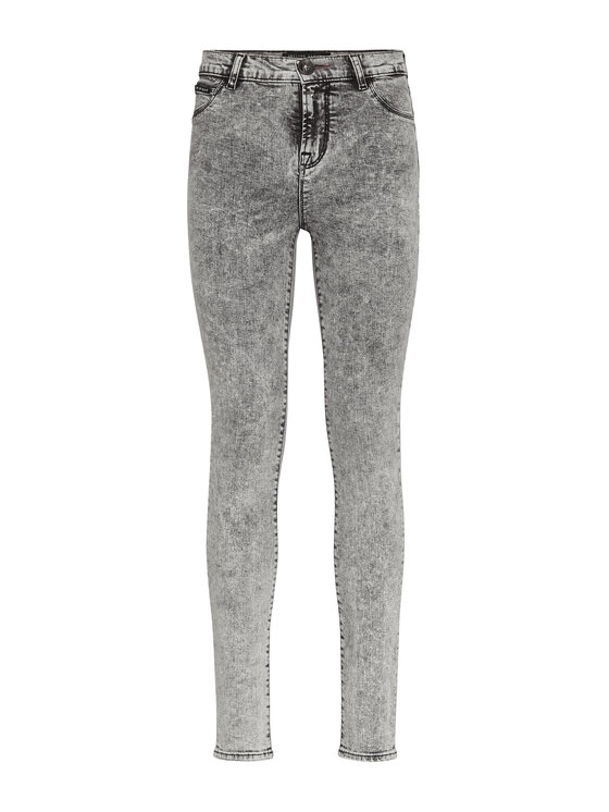 PHILIPP PLEIN PHILIPP PLEIN Jeggins 21975 Šedá Jegging Fit