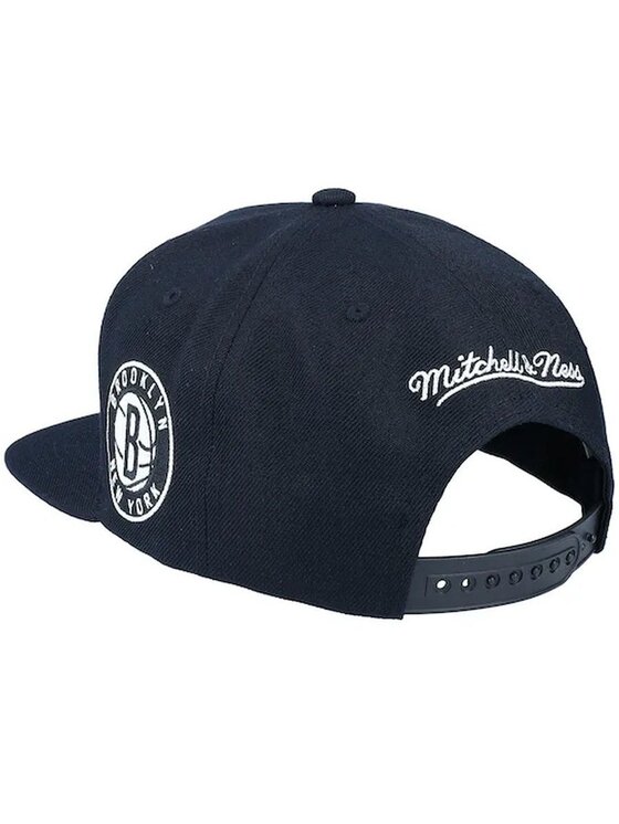 Mitchell & Ness Mitchell & Ness Czapka z daszkiem NBA TEAM SCRIPT 2.0 SNAPBACK NETS Czarny