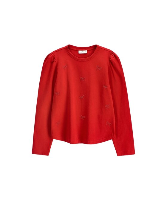 Coccodrillo Coccodrillo Longsleeve ZC6143101EJG-009 Czerwony Regular Fit