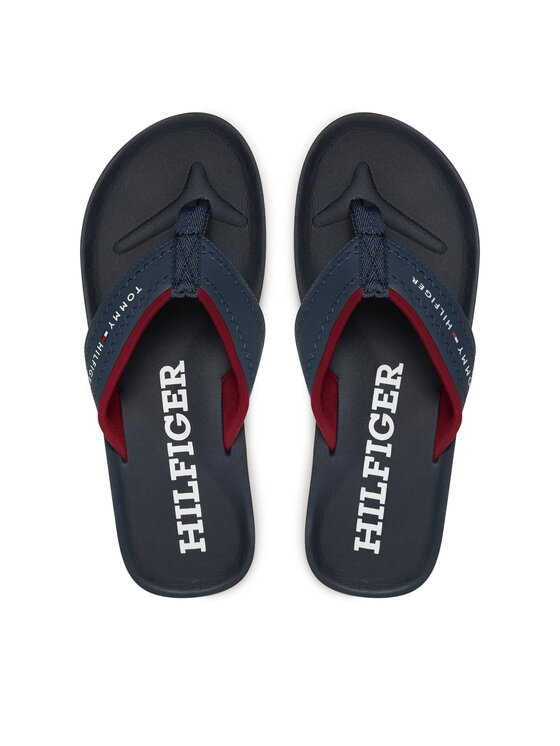 Tommy Hilfiger Tommy Hilfiger Šlepetės per pirštą Comfort FM0FM05235 Mėlyna