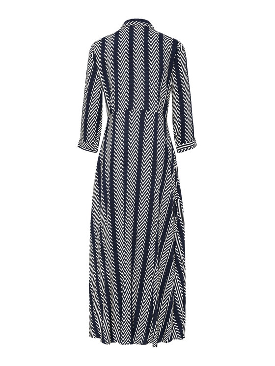 YAS YAS Sukienka koszulowa Savanna 26022663 Granatowy Loose Fit
