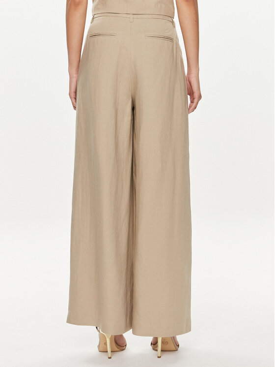 Herskind Herskind Hlače Lotus 5114840 Bež Relaxed Fit