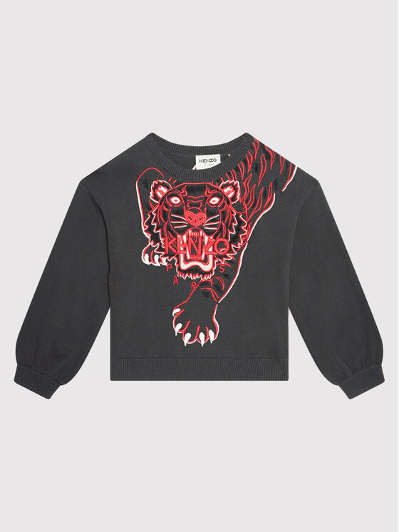 Kenzo Kids Kenzo Kids Svetr K15123 Šedá Regular Fit