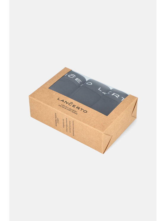 Lancerto Lancerto Komplet 3 par bokserek NBI073123000005 Czarny