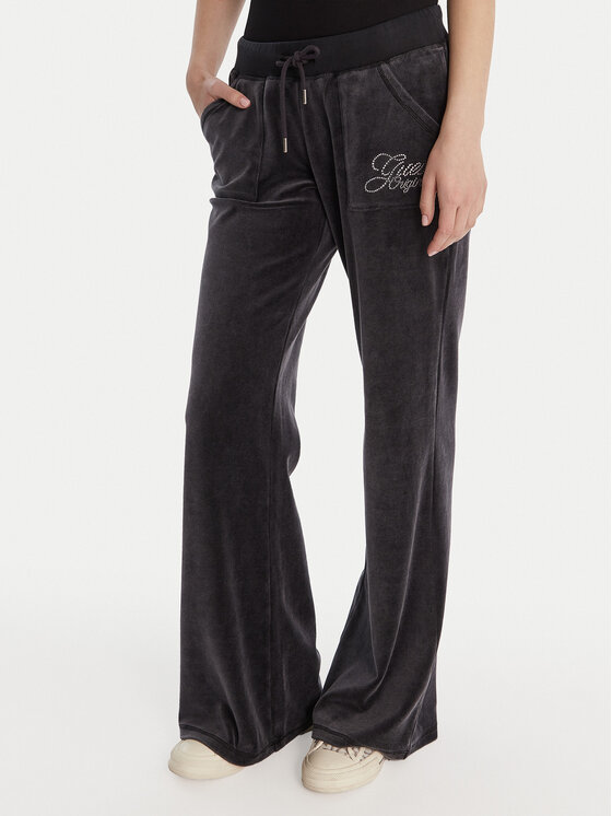 Guess Spodnie dresowe W6RB32 KCUF1 Granatowy Regular Fit