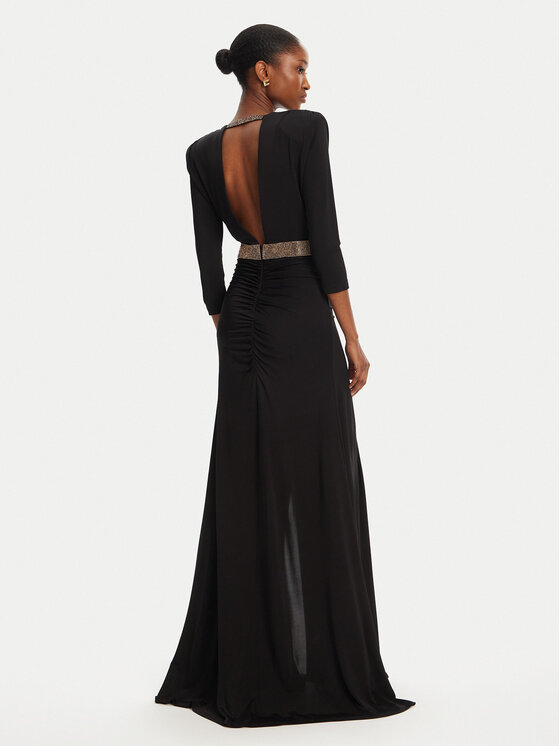 Babylon Babylon Večernja haljina S00862 Crna Regular Fit