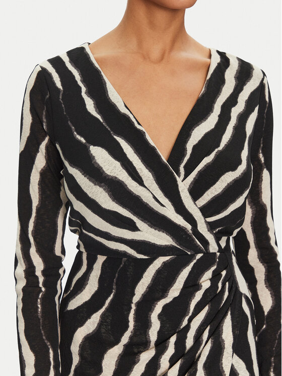 Morgan Morgan Rochie de zi 251-RIBLO.F Negru Slim Fit