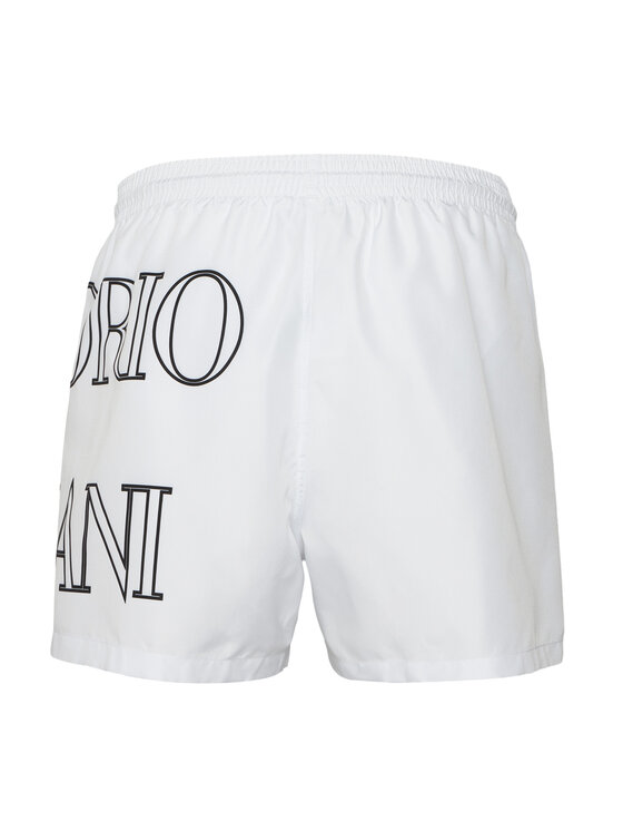 Emporio Armani Emporio Armani Plavecké šortky EM000583 AF20434 U0002 Biela Regular Fit