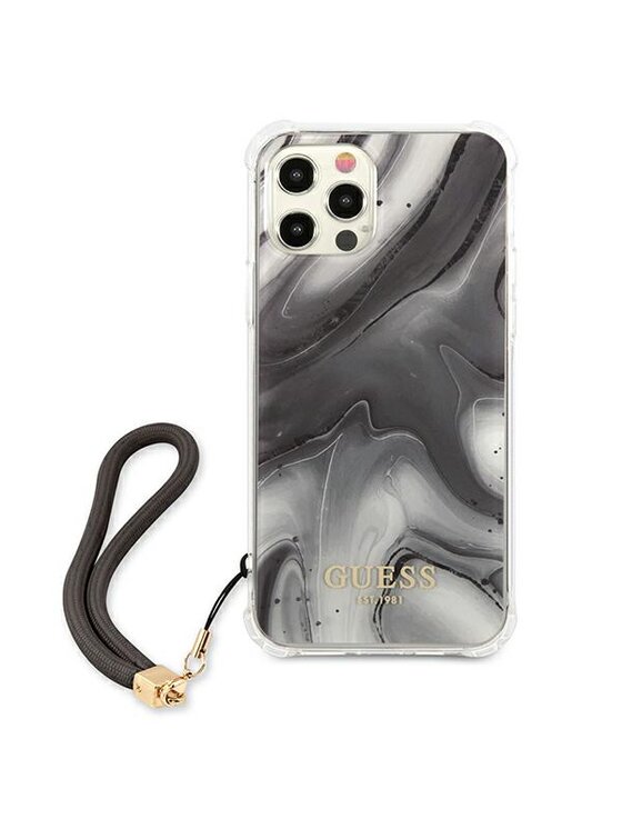 Guess Guess Etui na telefon iPhone 12 Pro Max Szary