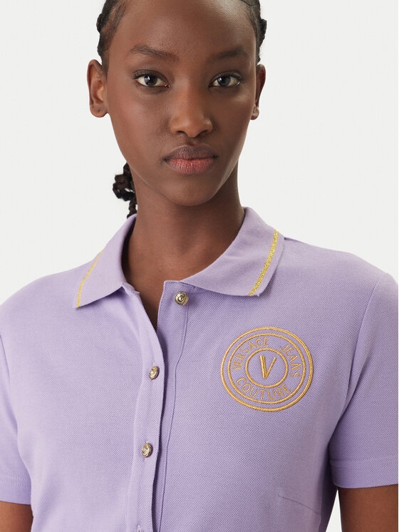 Versace Jeans Couture Versace Jeans Couture Hétköznapi ruha 80HAOT03 CJ01T Lila Slim Fit