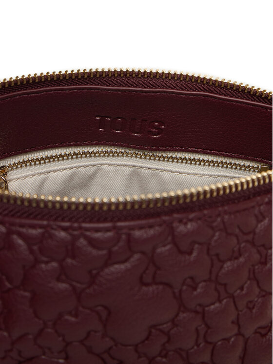 TOUS TOUS Ročna torba Puffy Bear 2002305021 Bordo rdeča