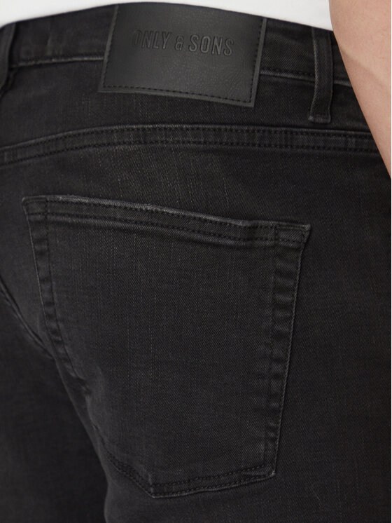 Only & Sons Only & Sons Farmer Weft 22030021 Fekete Regular Fit