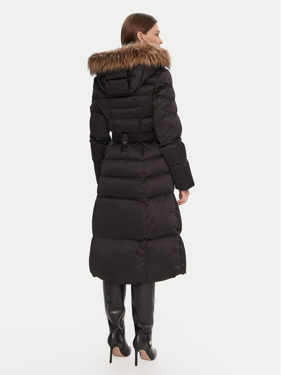 Guess Guess Зимно палто W5BL29 W2802 Черен Regular Fit
