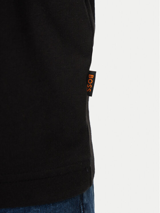 BOSS BOSS Marškinėliai Te_Mextour 50535079 Juoda Regular Fit