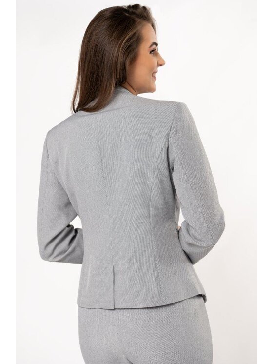 QUIOSQUE QUIOSQUE Sako SARA BLAZER Šedá Regular Fit