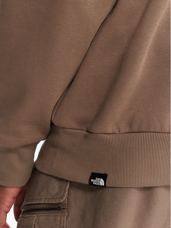 The North Face The North Face Majica dugih rukava Simple Dome NF0A89FC Smeđa Regular Fit