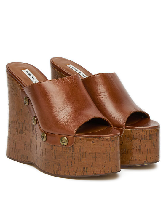 Naked Wolfe Naked Wolfe Ciabatte TULIP 00131 Marrone