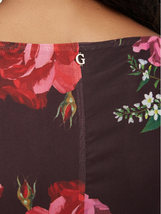 Guess Guess Sukienka codzienna W6BK50 K6269 Kolorowy Regular Fit