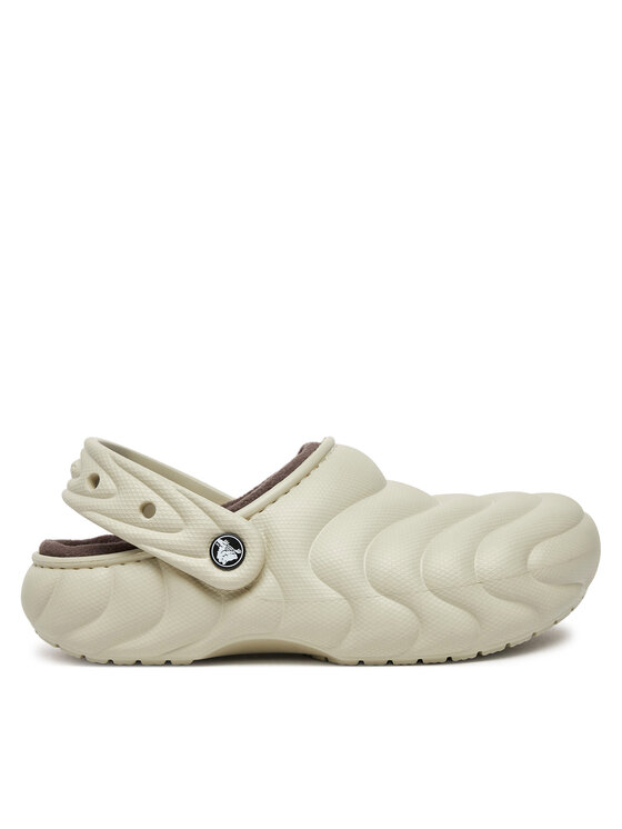 Crocs Iešļūcenes Classic Lined Overpuff Clog 210059 Bēšs