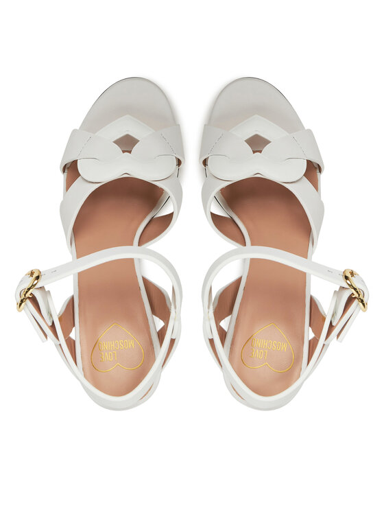 LOVE MOSCHINO LOVE MOSCHINO Sandały JA16069G1MIA0100 Biały