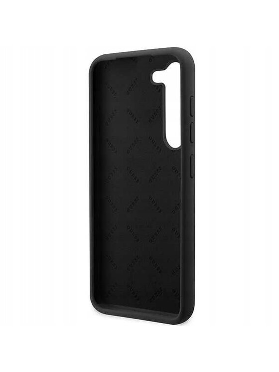 Guess Guess Etui na telefon Silicone Vintage Czarny