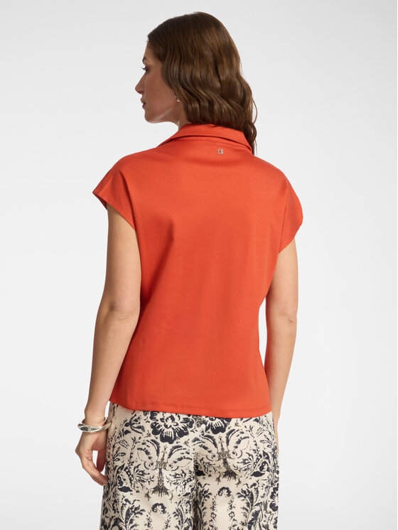 Elena Mirò Elena Mirò T-Shirt G094Z000615N027 Pomarańczowy Regular Fit