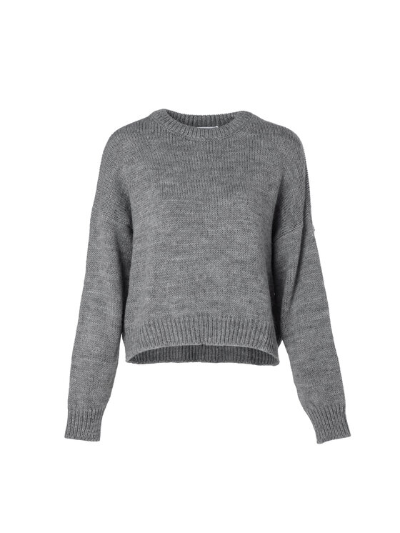 LAURELLA LAURELLA Sweter 6TU068 Szary Regular Fit