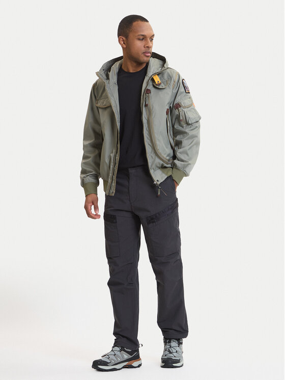 Parajumpers Parajumpers Prehodna jakna Gobi 26SMPMJKMA01 Zelena Regular Fit