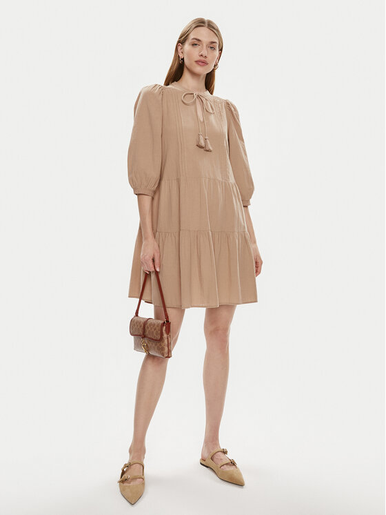 Vero Moda Vero Moda Літня сукня Pretty 10279712 Бежевий Regular Fit
